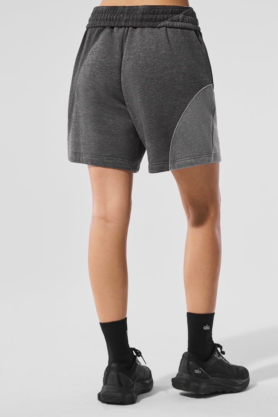 7 Make Waves Short - Dark Heather Grey Tonal