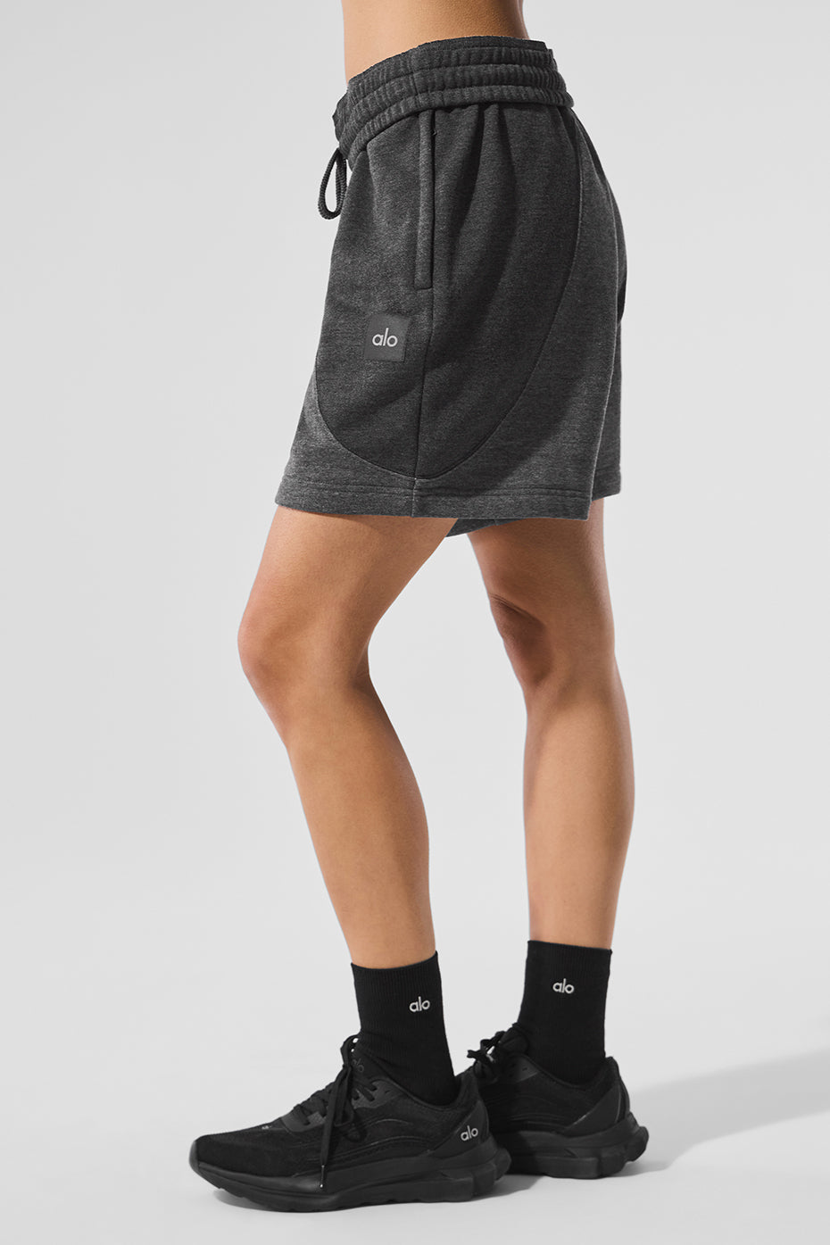 7 Make Waves Short - Dark Heather Grey Tonal
