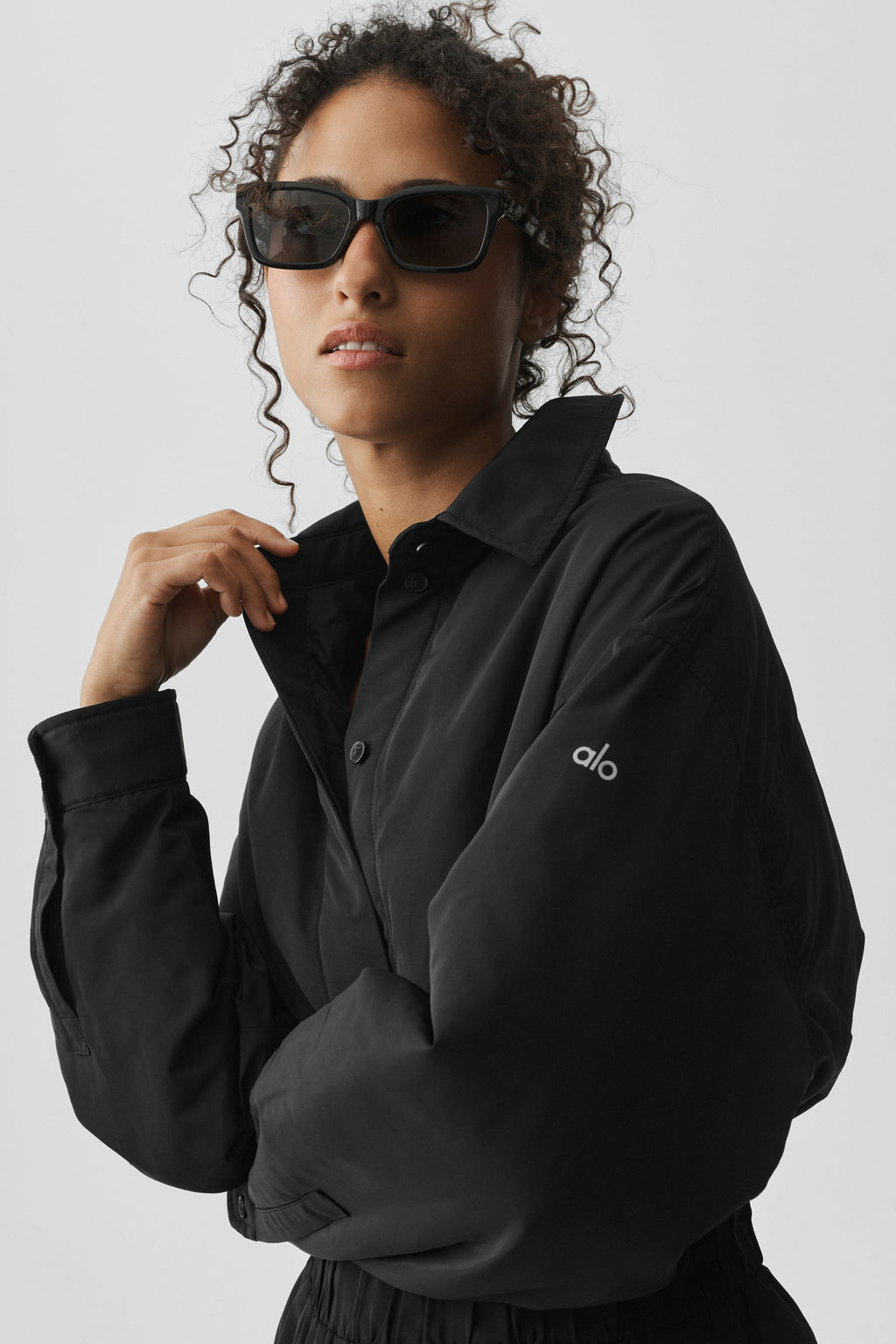 Socialite Shacket - Black