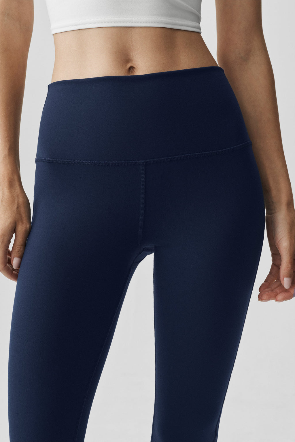 Airbrush High-Waist Bootcut Legging (Regular) - Navy