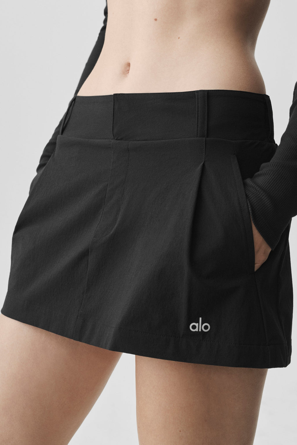 Fan Club Mini Skirt - Black