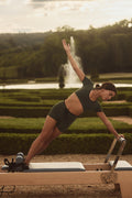 4 Airbrush High-Waist Race Pace Short - Green Olive/Black