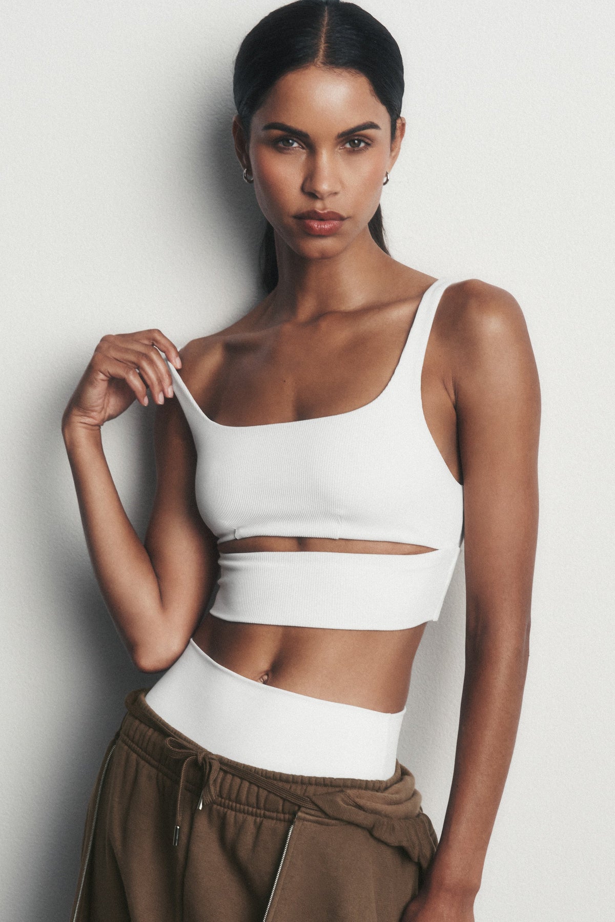 Slit Bra - Ivory